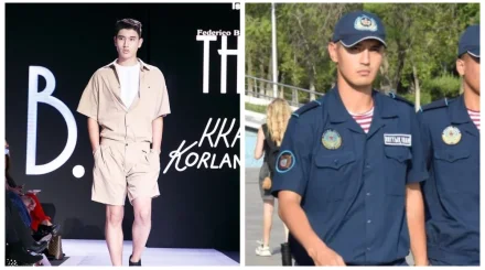 Бір кездері Pierre Cardin моделi болған қазақ жігіті әскерде жүр (ВИДЕО)