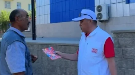 НПК провела агитационную встречу в торговом доме "Жибек жолы" в Балхаше