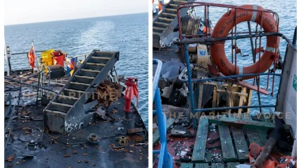 Сухогруз с гражданами Азербайджана атаковали дроны в Черном море