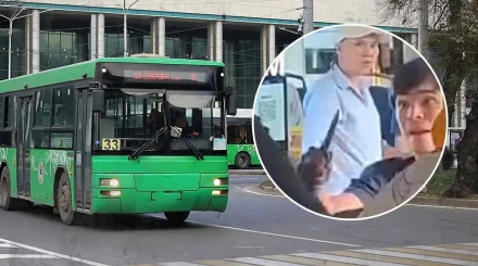 Алматыда автобус жолаушысы төбелес кезінде ер адамды пышақтап кете жаздады