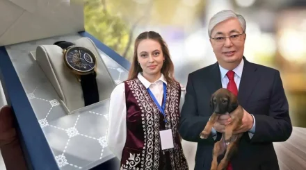 Қазақстандық қыз Тоқаев сыйлаған сағатты 2,9 млн теңгеге сатпақшы