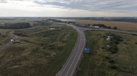 В СКО открыли движение по 30 км обновленной республиканской трассы