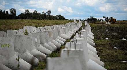 Восточный щит: на границе с Россией появились бетонные заграждения