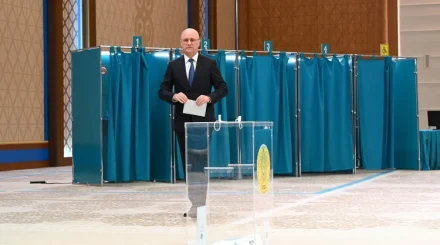 Роман Скляр проголосовал на выборах депутатов Курултая