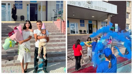 Сайлаудағы сүйінші жаңалық: Алатау қаласында отбасы гендер-пати ұйымдастырды