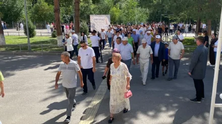 Алдабергенов ауылының тұрғындары Құрылтай сайлауына белсенді қатысуда