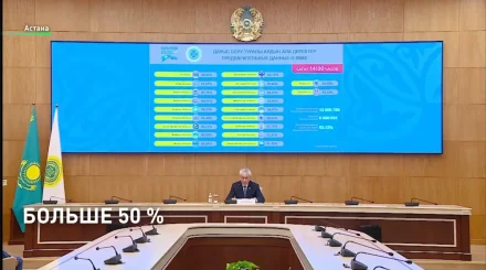 Больше половины казахстанцев, включённых в списки избирателей, проголосовали на выборах