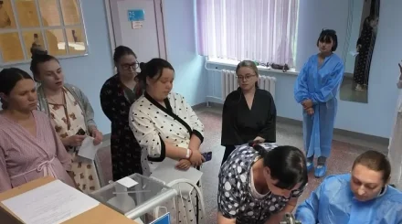 Выборы в Құрылтай: как голосовали в перинатальном центре