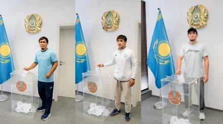 Құрылтай сайлауы: әлем чемпионатында ел намысын қорғап жүрген балуандар дауыс берді
