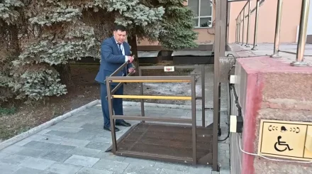 На избирательных участках были созданы условия для людей с инвалидностью