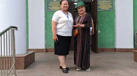 Заслуженная артистка Казахстана Лидия Каден проголосовала на выборах Құрылтай