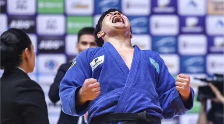 Казахстанский спортсмен завоевал золото чемпионата мира по дзюдо