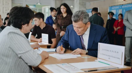  Құрылтай – 2026: СҚО әкімі Ғауез Нұрмұхамбетов сайлауда дауыс берді 