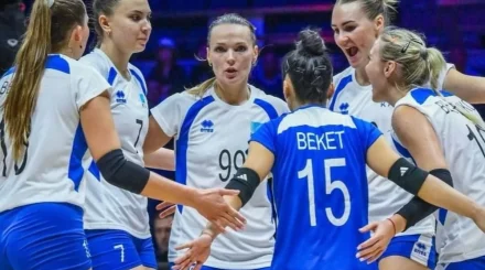Бұрымды волейболшылар Азия чемпионатында алғашқы жеңісіне жетті