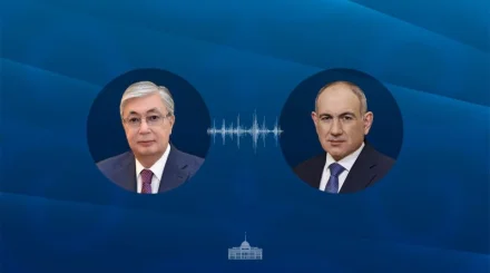 Пашинян поздравил Токаева с успешным проведением выборов