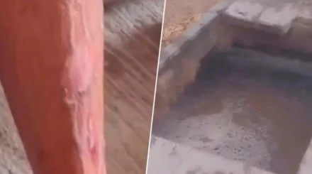 Павлодарда тротуар астындағы құбыр жарылып, ер адам ыстық суға түсіп кетті