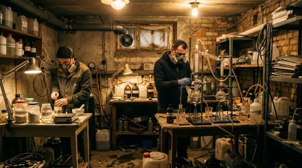 В Акмолинской области ликвидировали лабораторию по производству синтетических наркотиков
