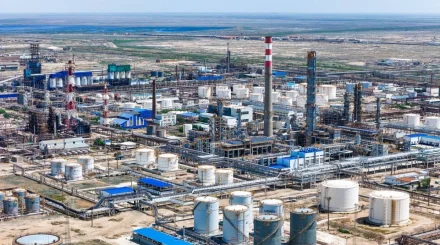 Пожар произошел на территории Атырауского НПЗ