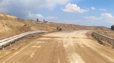 Жетісудағы нөсерден кейін тасжолды лай шайып кеткен