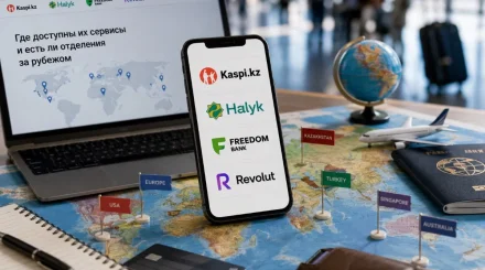 Kaspi, Halyk или Freedom: кто дальше вышел за пределы Казахстана