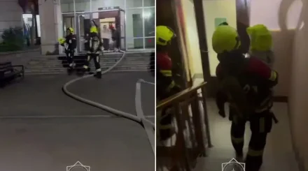 Алматыда 16 қабатты үйден өрт шығып, 127 адам эвакуацияланды
