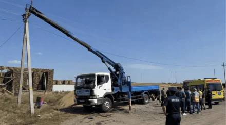 Водитель автокрана погиб на стройплощадке в СКО