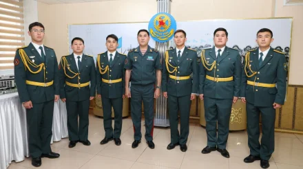 Ұлттық ұлан Түркияда білім алған алты жас офицермен толықты