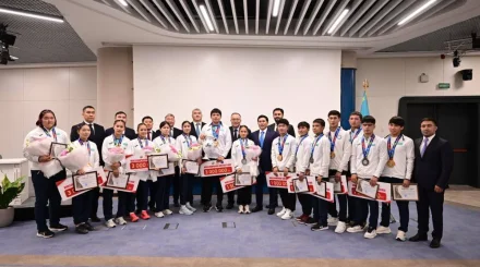 Дзюдодан жасөспірімдер арасындағы әлем чемпионатының жеңімпаздары мен жүлдегерлерін марапаттады