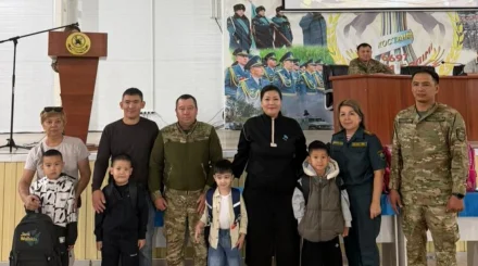  Ұлттық ұланның Қостанайдағы әскери бөлімінде «Мектепке жол» акциясы өтті 