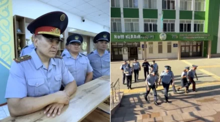 Алматының бас полицейі мектептердің жаңа оқу жылына дайындығын тексерді