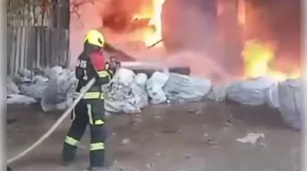 Алматы облысында пластик өндіретін цехтан өрт шықты (ВИДЕО)