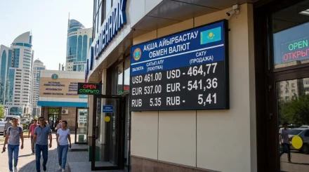 Как изменился курс доллара в Казахстане к 31 августа