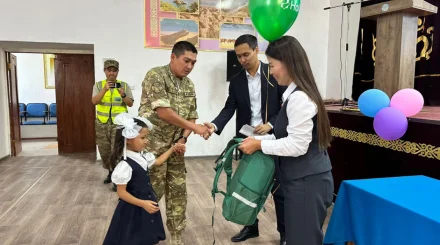  Атыраудағы Ұлттық ұланның әскери бөлімінде «Мектепке жол» акциясы ұйымдастырылды 
