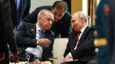 Эрдоган провел встречу с Путиным на полях саммита ШОС в Бишкеке