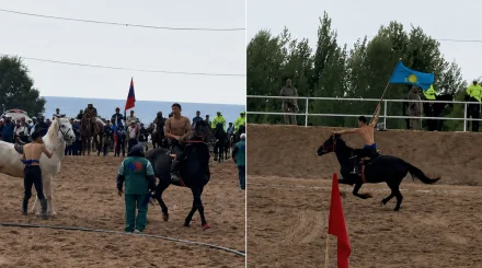 Казахстан взял два золота в один день на Всемирных играх кочевников