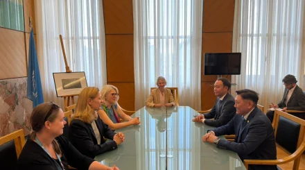 Президент Архиві БҰҰ Кітапханасы және архивтерімен халықаралық ынтымақтастықты дамытуда