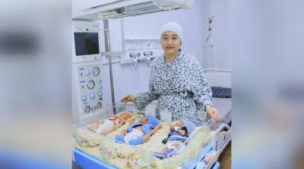 Две тройни родились в одном перинатальном центре Алматы в августе
