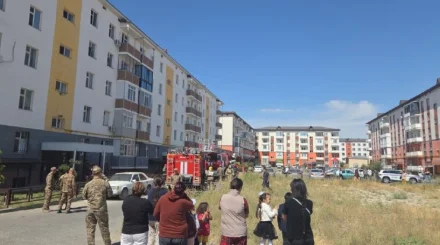  Таразда өрт болып, 79 адам эвакуацияланды 