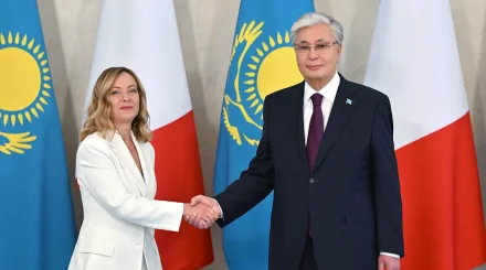 Мелони поблагодарила Токаева за поддержку