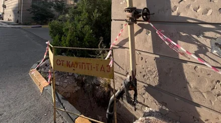 Поврежденную после ДТП газовую трубу в Актау отремонтируют 8 сентября