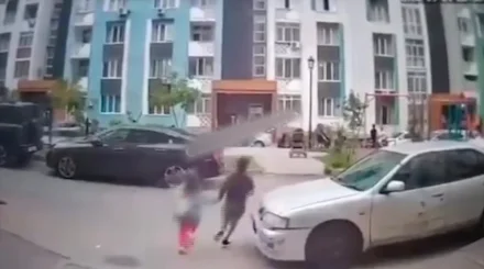 В Алматинской области автомобиль сбил двух несовершеннолетних детей