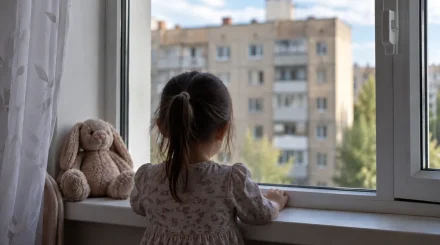 Мама была в соседней комнате: пятилетняя девочка выпала из окна в Темиртау