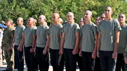 В области Абай впервые применили новый формат проводов призывников