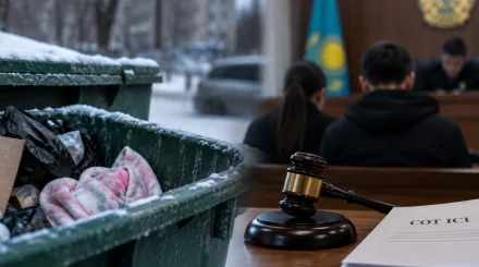   Семейде жаңа туған сәбиді қоқысқа тастаған ер адамға өмір бойы түрме жазасы сұралды   