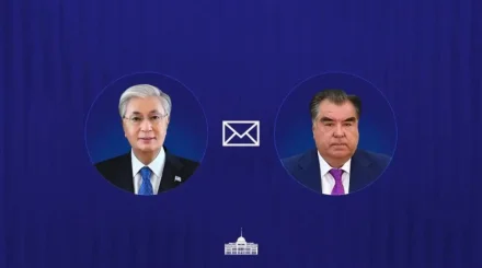 Токаев поздравил Таджикистан с Днем независимости