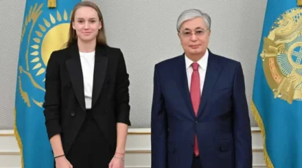  Президент Елена Рыбакинаны тарихи жетістігімен құттықтады 