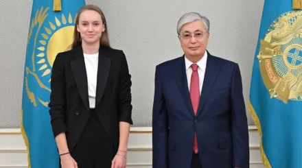 Тоқаев: Елена Рыбакина – спорттағы жетістігімен ғана емес, жоғары мәдениетімен де жастарға үлгі