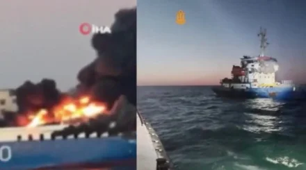 Судно с международным экипажем попало под атаки дронов в Чёрном море: есть погибшие