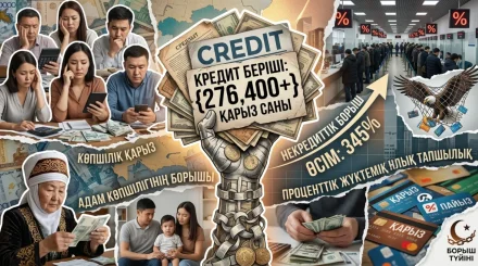 Халық кредиттерінің жалпы көлемі 26,1 трлн теңгеге жетті