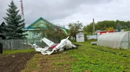 Два человека погибли при падении легкомоторного самолета в Татарстане